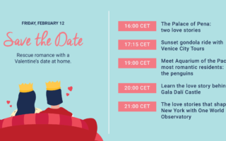 "SAVE THE DATE!" Salviamo il romanticismo a San Valentino 2021 con Tiqets